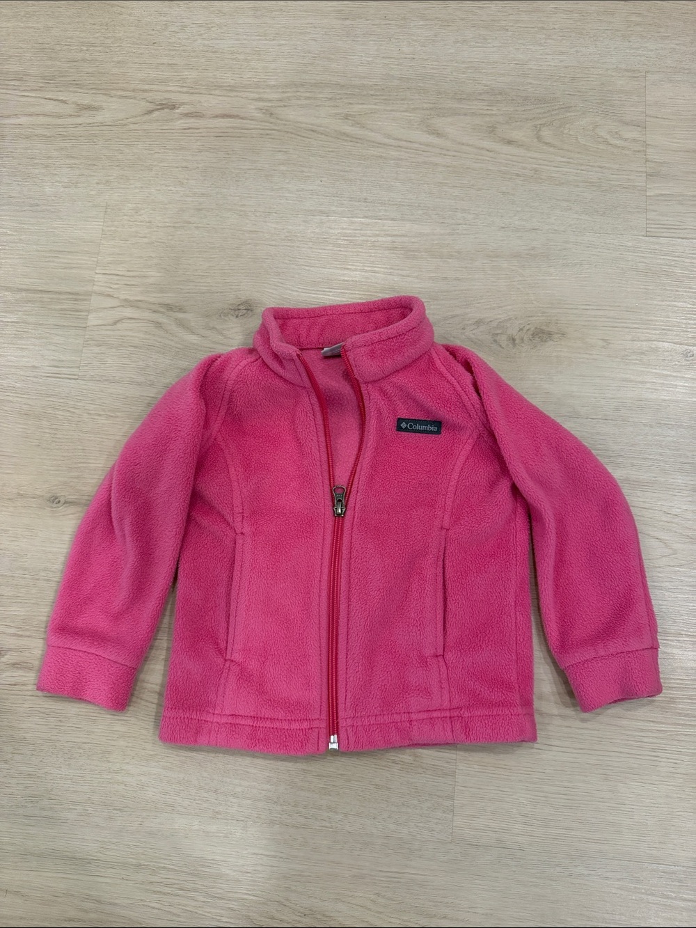 Columbia 3T Kids Pink Full-Zip Fleece Jacket